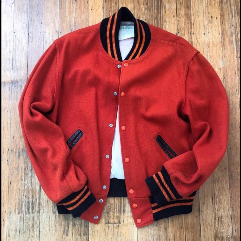 Vintage Holloway 70s varsity jacket size medium
